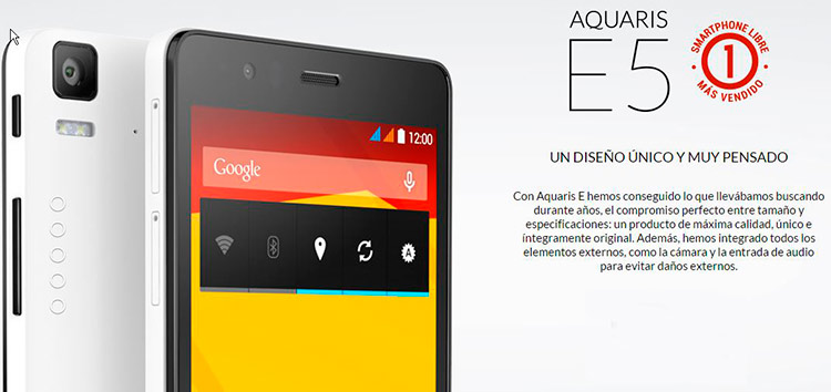 bq Aquaris E5 Smartphone 5 HD