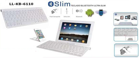 teclat slim bluetooth l-link ll-kb-6110