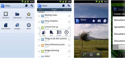 google docs para Android