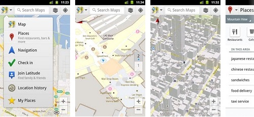 google maps para android