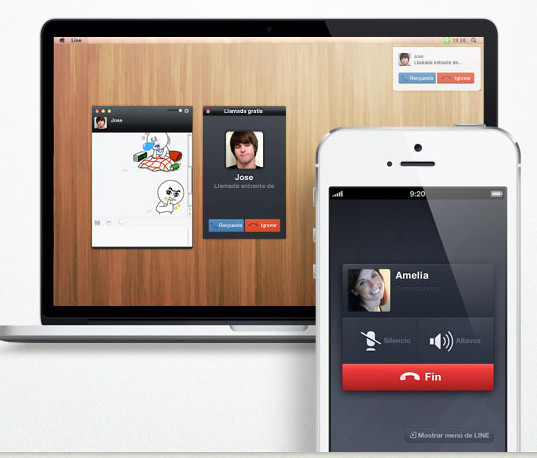 line llamadas de voz gratuitas