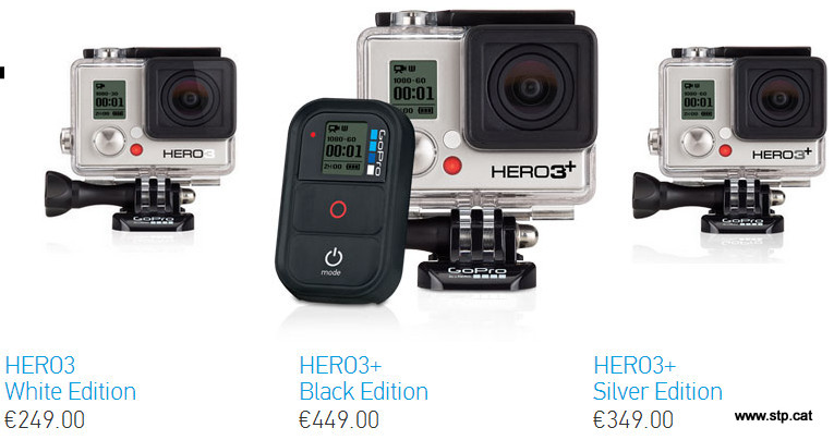 GoPro Hero camaras