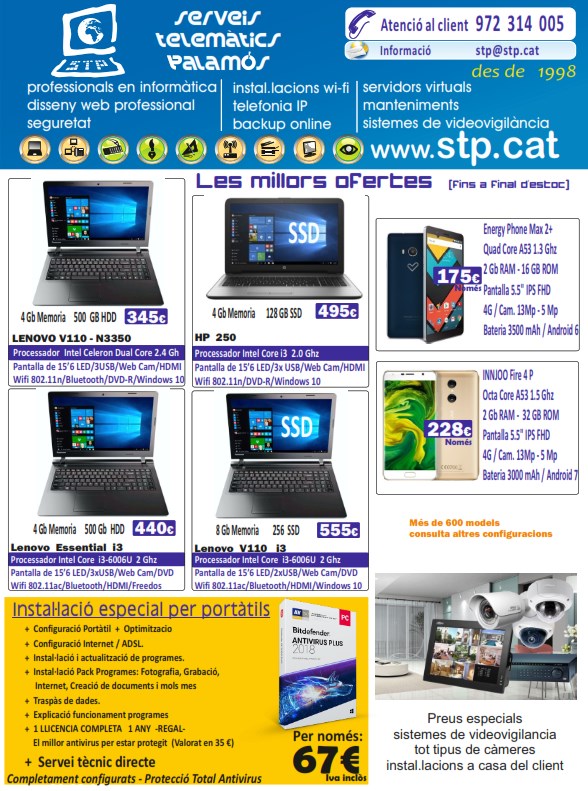 ofertes portatils mobils stp 10 17