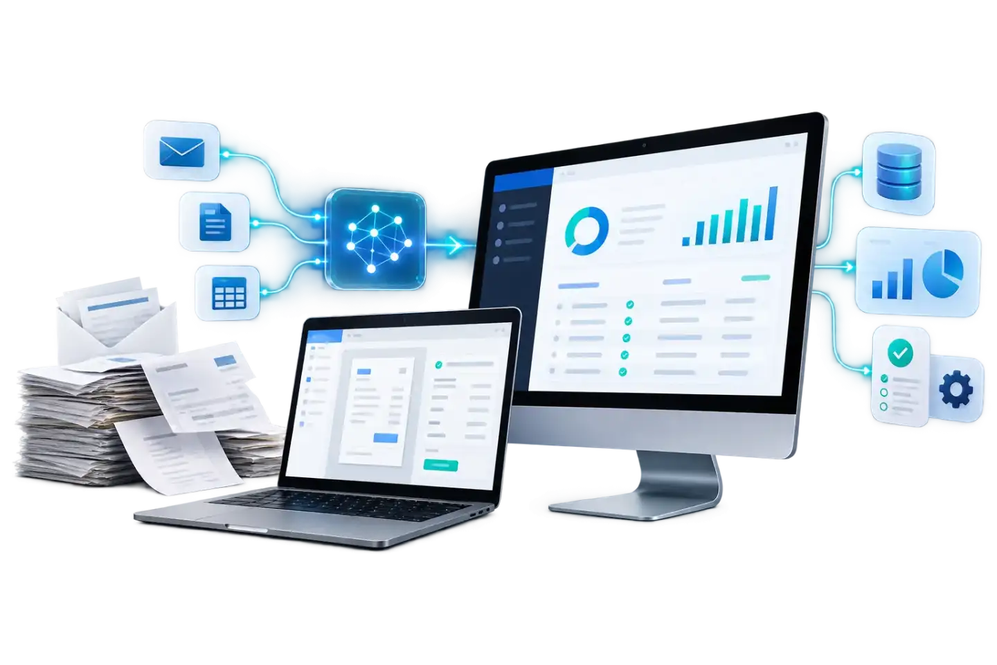 Intel·ligència artificial aplicada a documents, processos i aplicacions empresarials