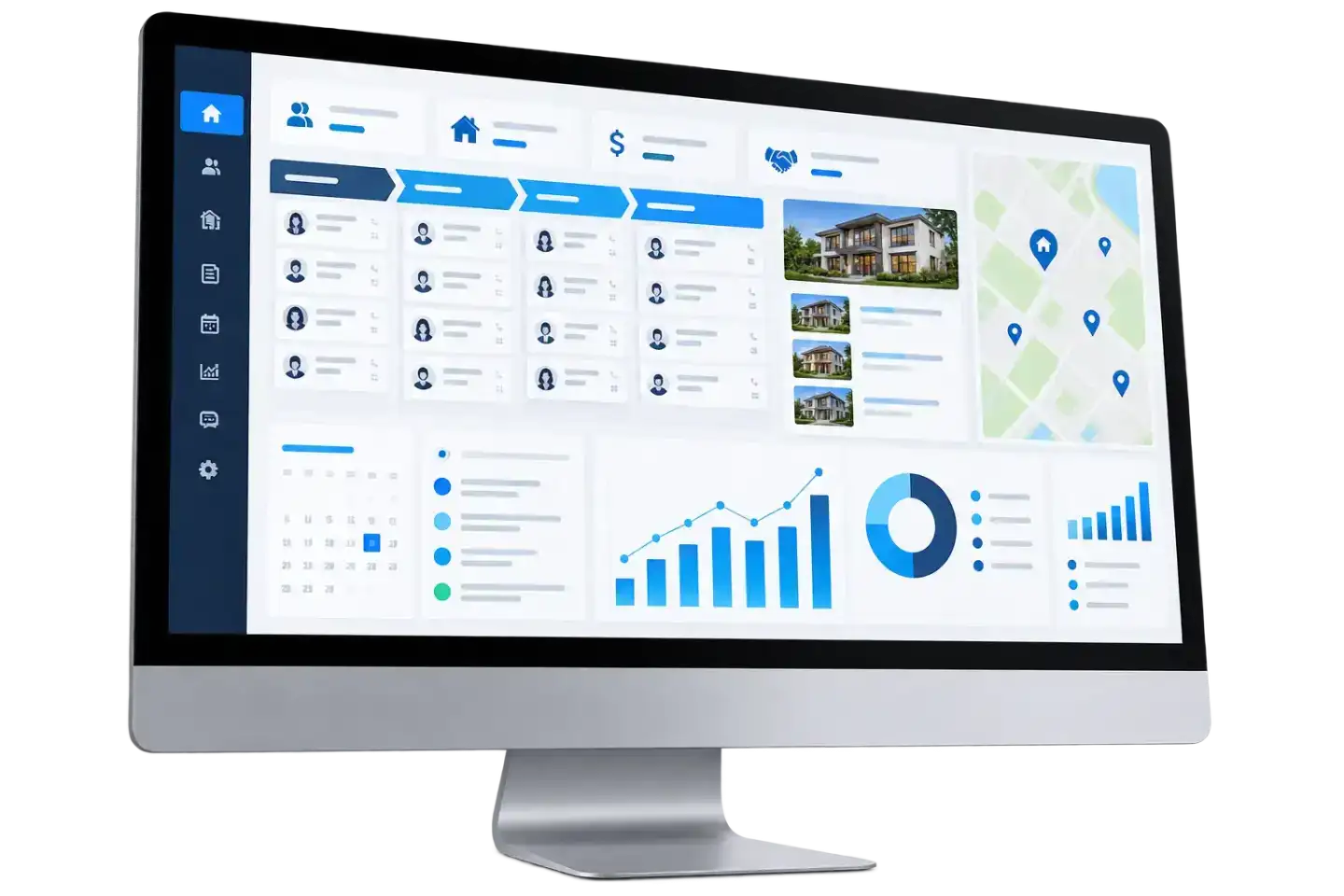 Panell del CRM immobiliari