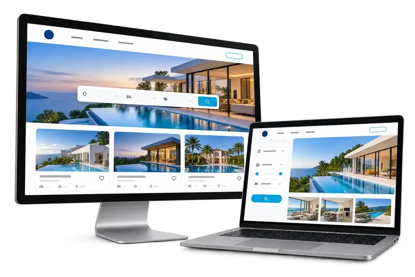 Exemple de web immobiliària responsive