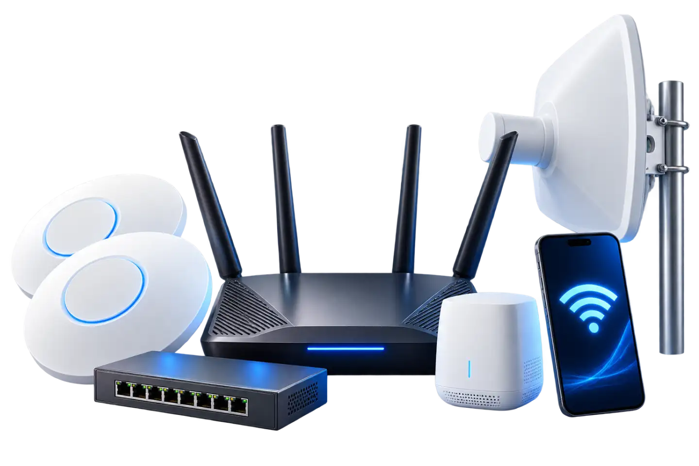 Equips per crear una xarxa Wi-Fi estable i segura