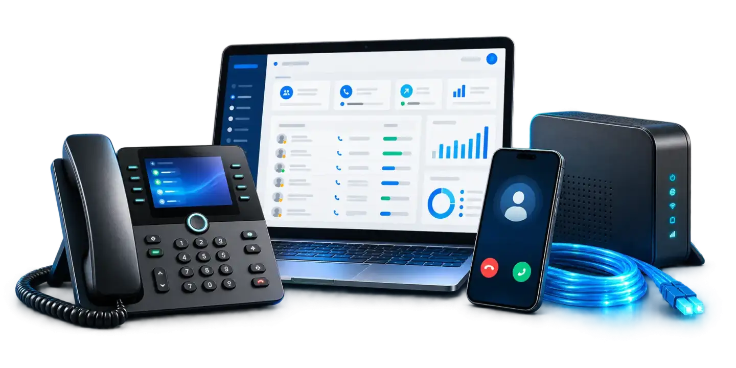 Centraleta IP, fibra i telefonia mòbil per a empreses