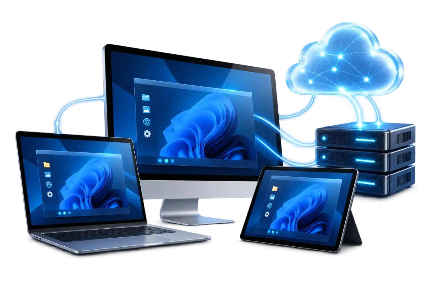 Escriptori virtual accessible des d’ordinador, portàtil i dispositius mòbils