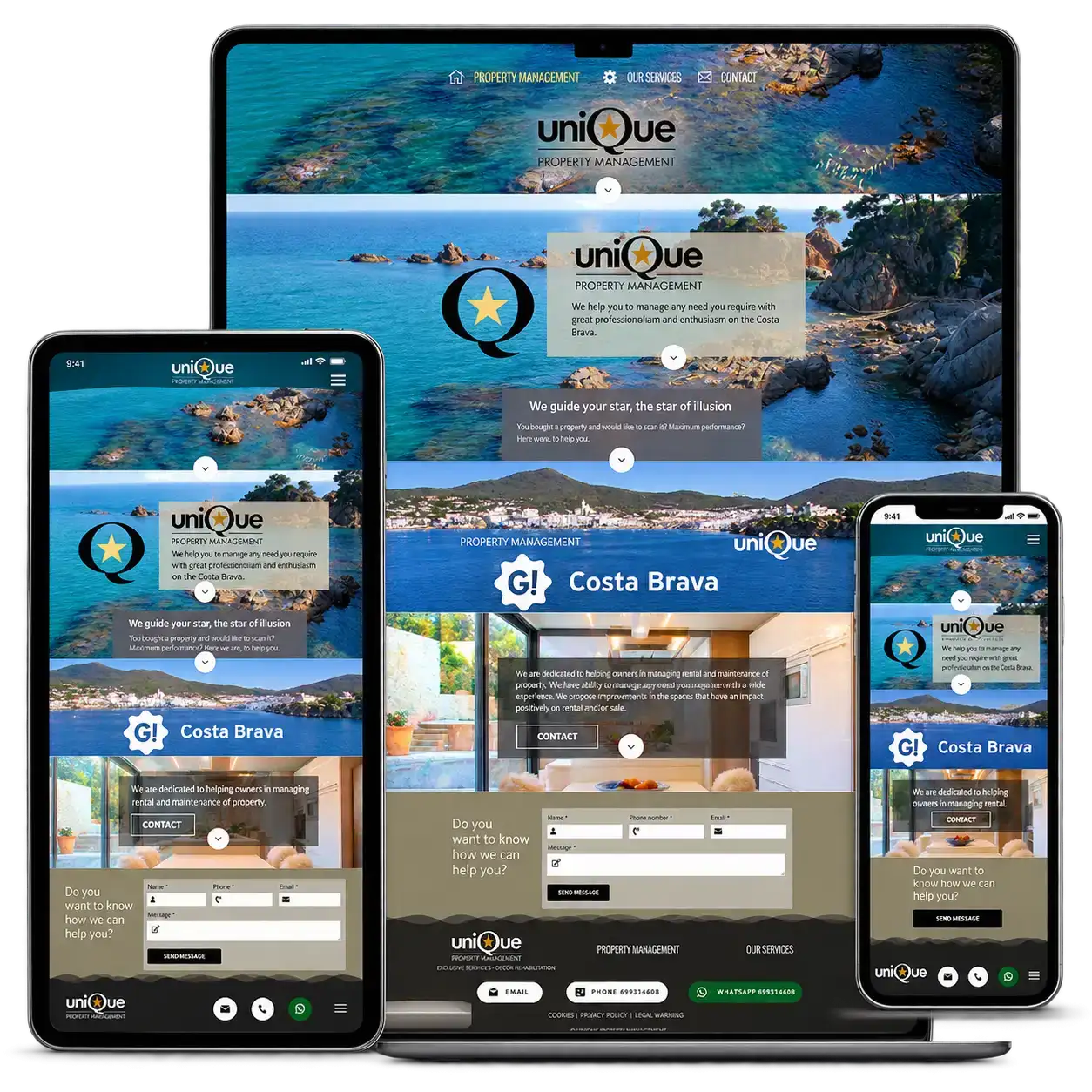 Web Property Management Unique | Serveis Telemàtics