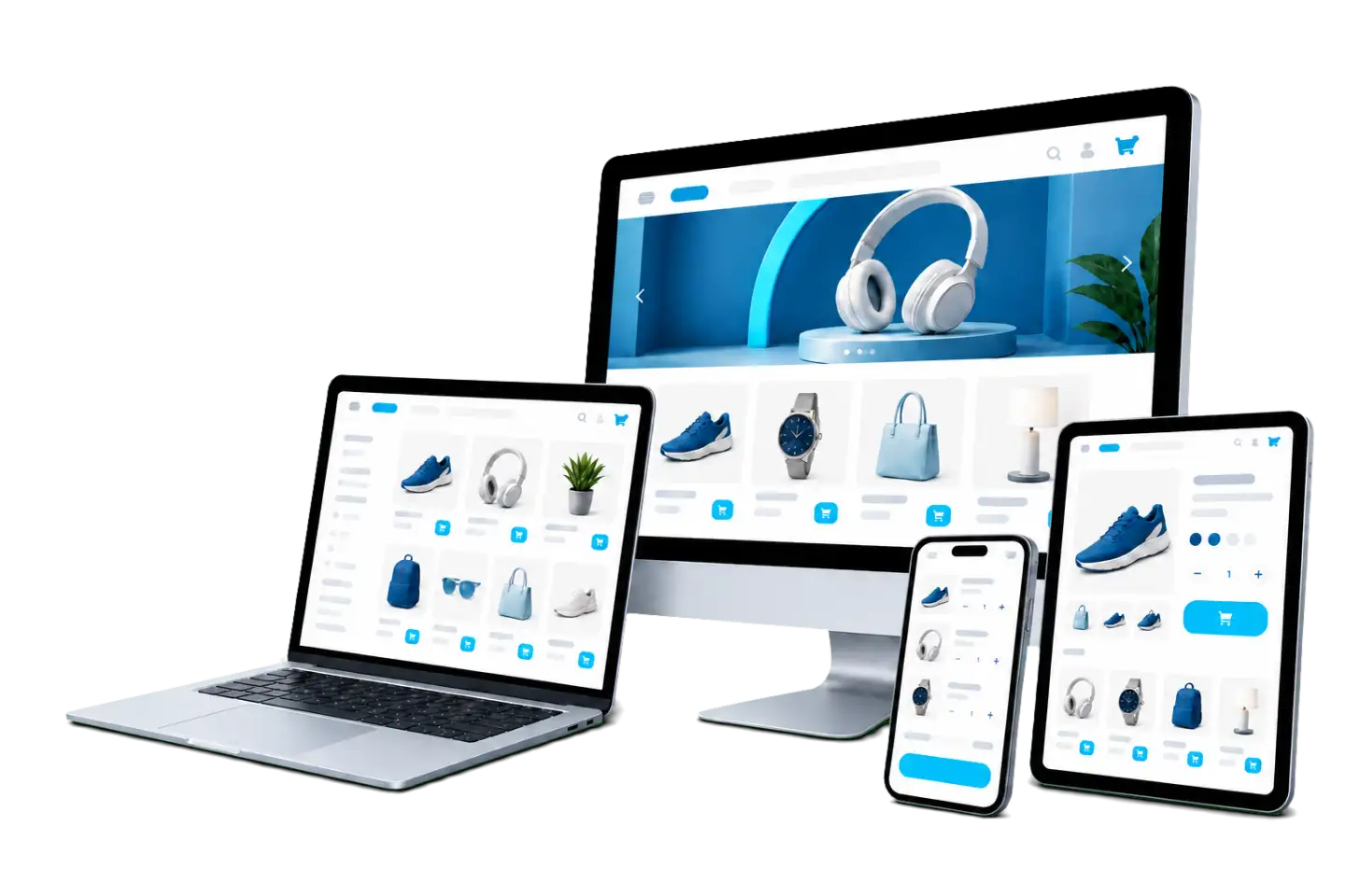 Botiga online adaptada a ordinador, tauleta i mòbil