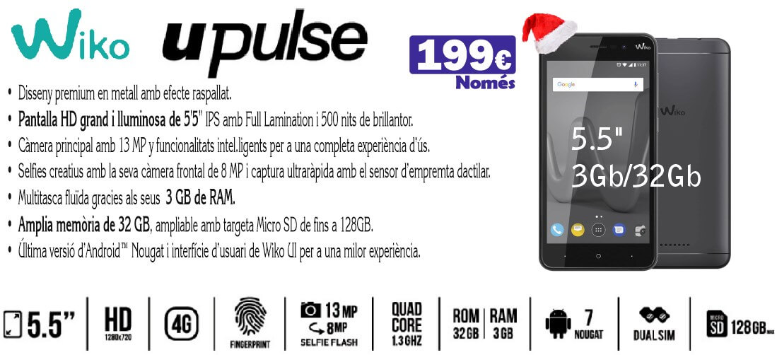 wiko,upulse,ofertes,mobils