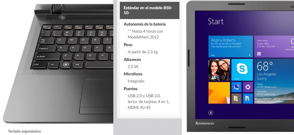 portatil lenovo b50 stp 2