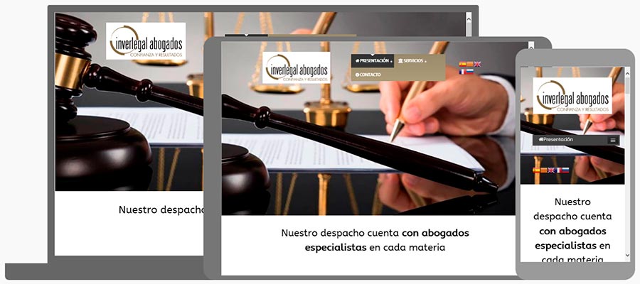 disseny web advocats inverlegal