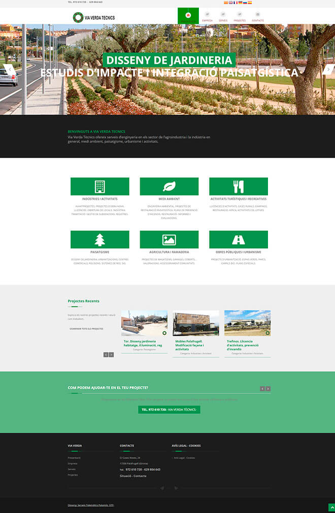 disseny web arquitecte viaverdatecnics com