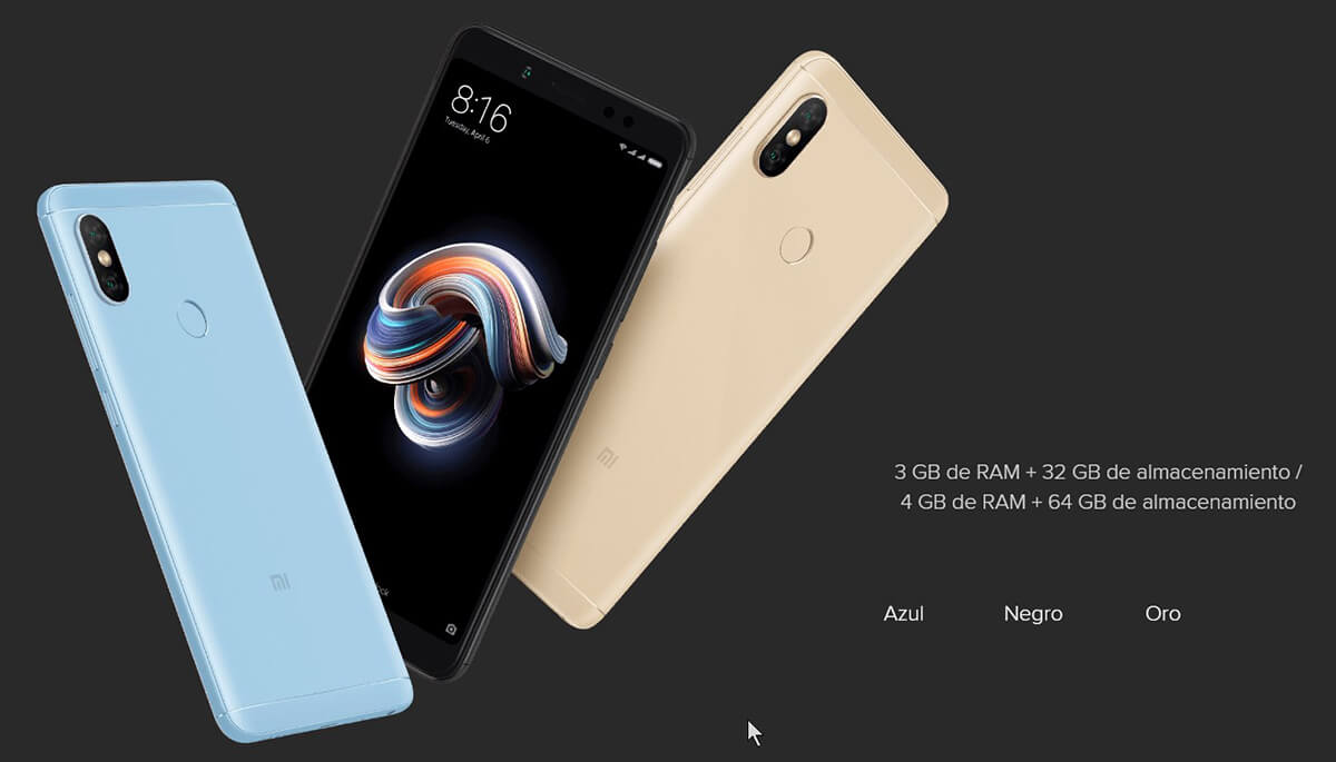 movil xiaomi redmi note 5 precios stp 1