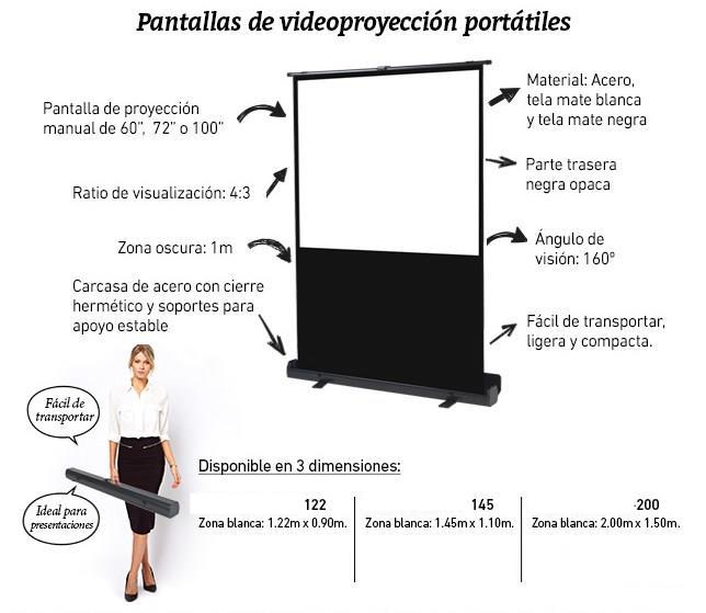 pantalla video proyeccion proenix 2